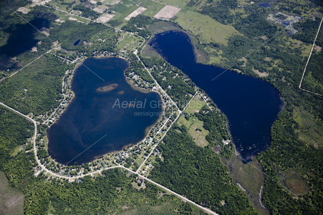 Londo Lake & West Londo Lake in Iosco County, Michigan